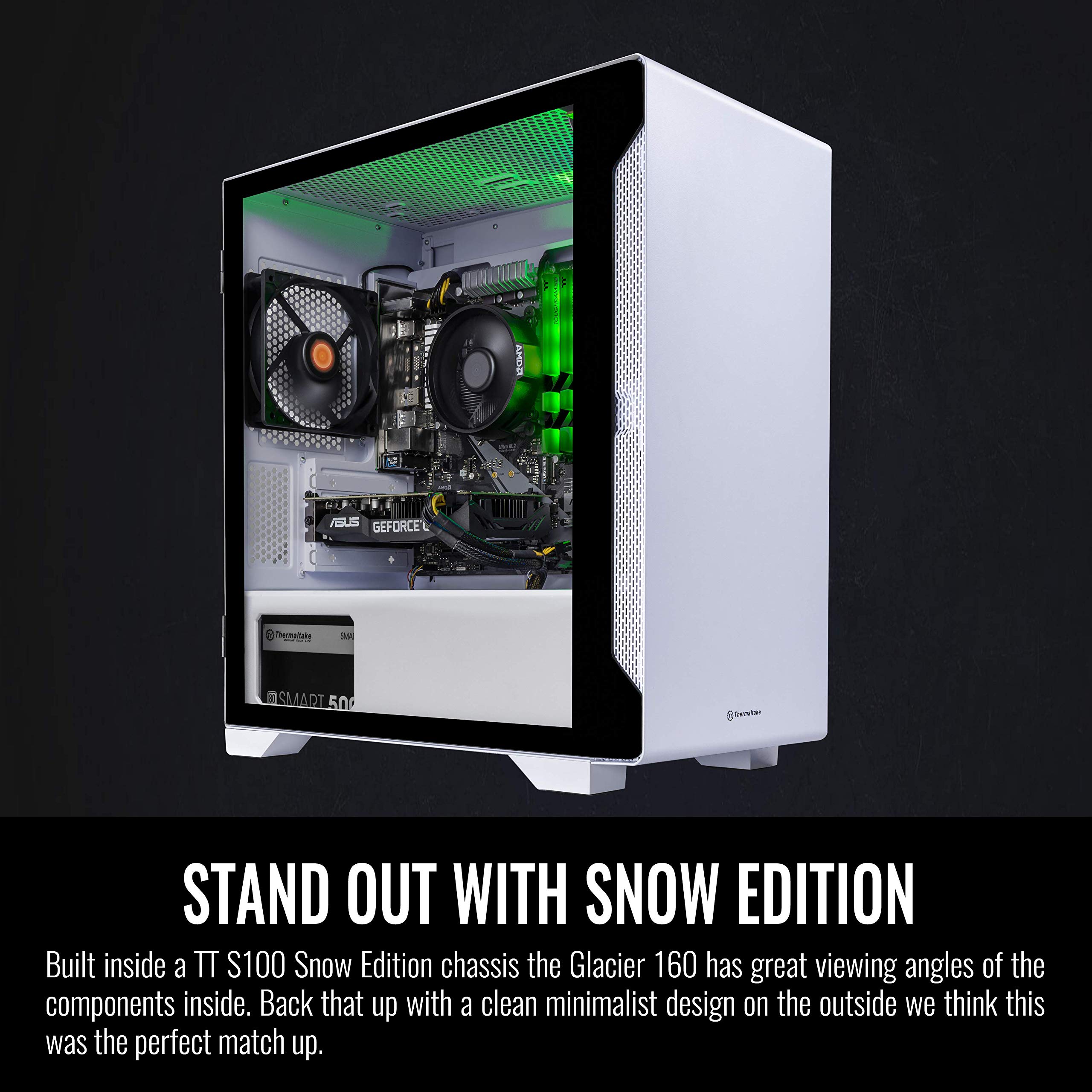 Amazon.com: Thermaltake Glacier 160 Gaming PC (AMD Ryzen 5 3600